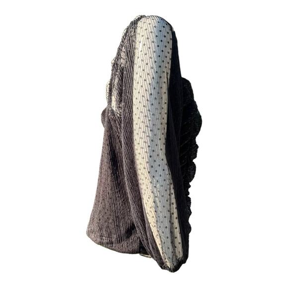 Paperoc - Black Blouse, long sleeve, size 2X, NWOT - Picture 4 of 7